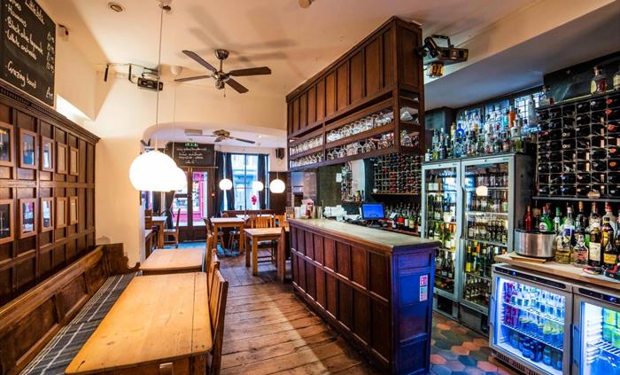 Wine Bar with table and chairs